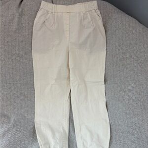 Express Women's Cream Ankle Pants